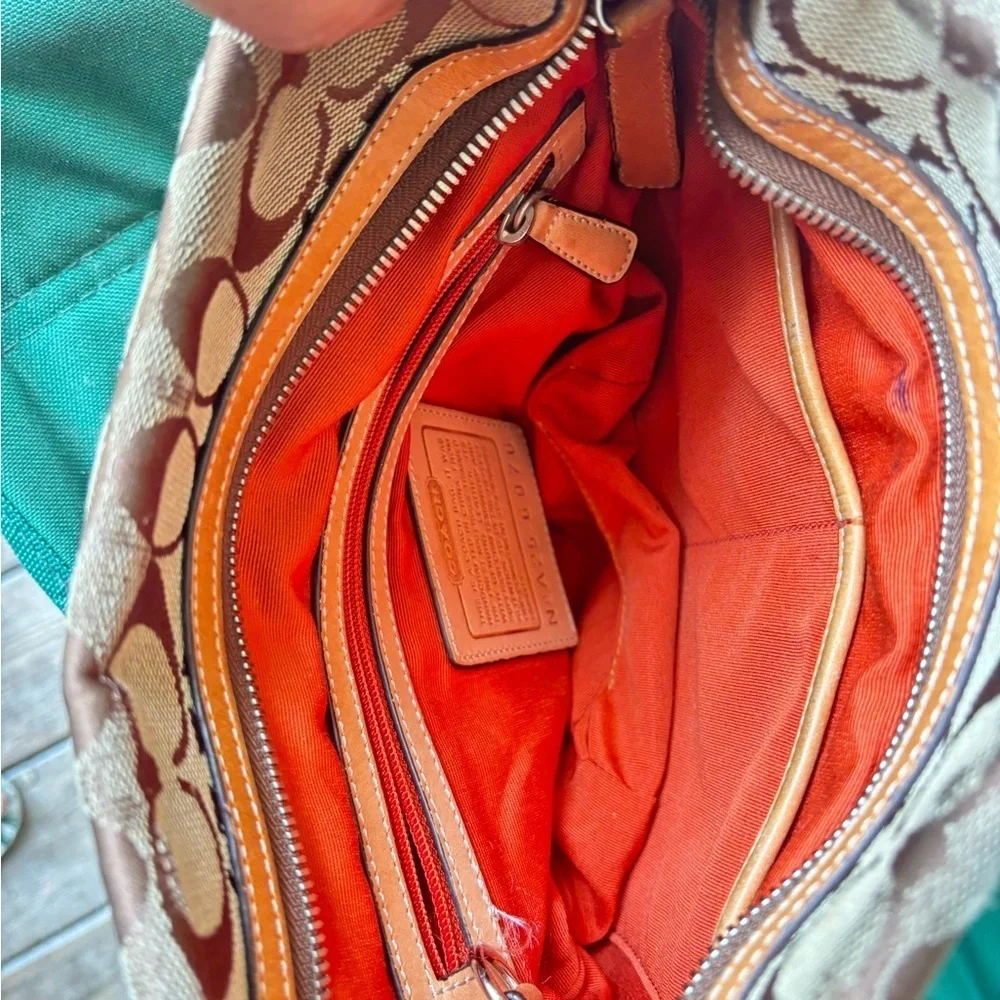Coach Signature Shoulder Bag - Picture 9 of 13